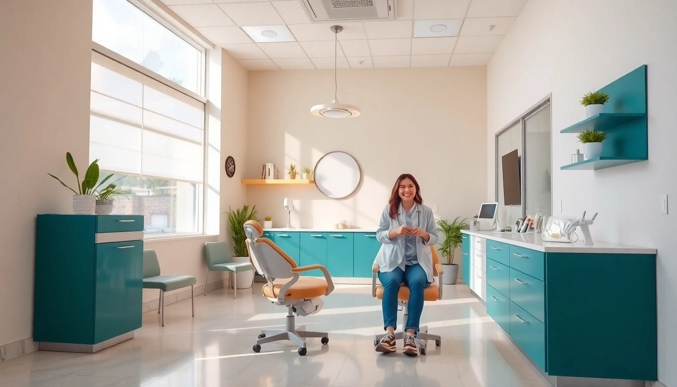Bright and modern Ventura Bright Dental clinic with friendly staff welcoming patients in a